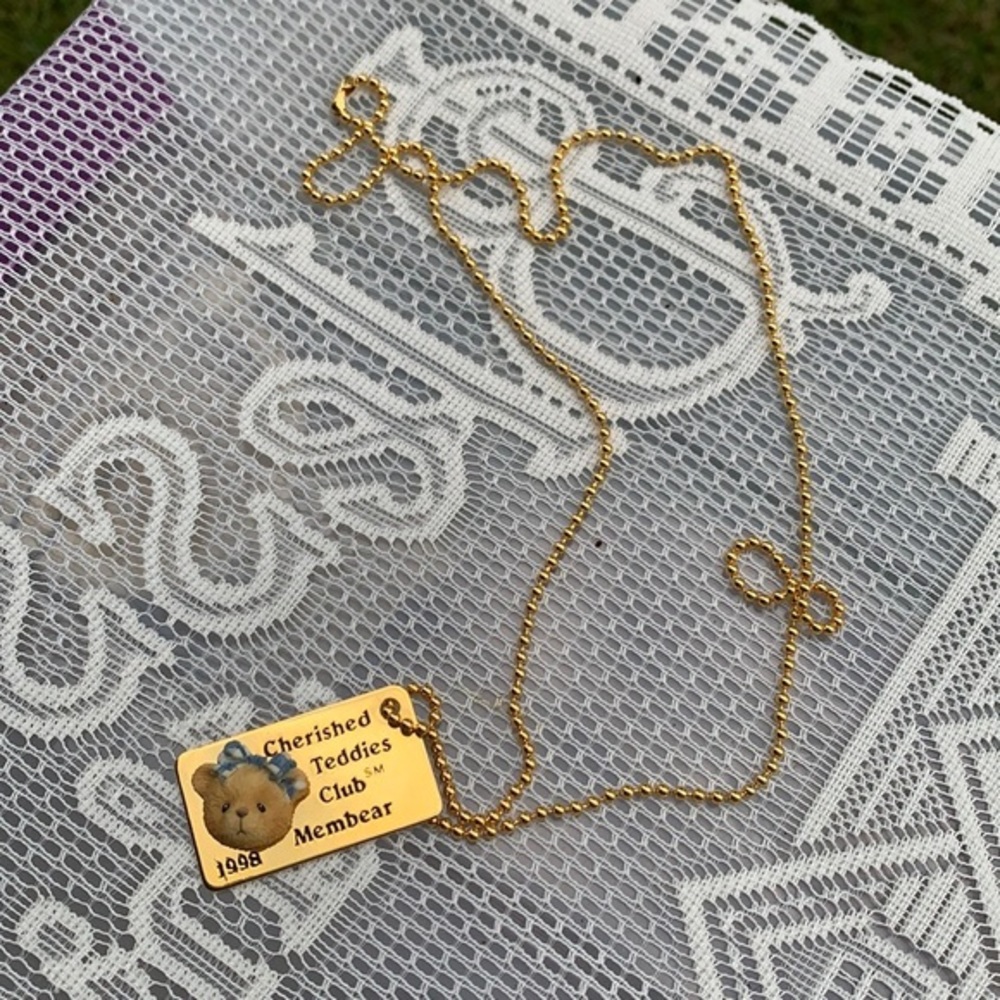 Cherished Teddies Club Member Dog Tag Pre owned